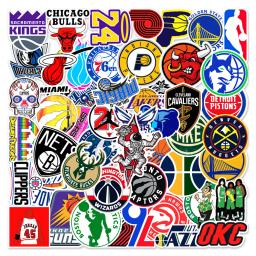 NBA Graffiti Sports Stickers, Caderno, Skate, Mala, Copo de água, Carro Graffiti, Decoração legal, Atacado, Quente, 50 Pcs - Image 2