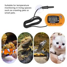 LCD Digital aquário termômetro, Sensor tanque de peixes com sonda, Detector de temperatura eletrônico, À prova d'água, Pet Shop - Image 6