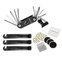 Kits de ferramentas de reparo de bicicleta conjunto de reparo de bicicleta com mini bomba 14 em 1 kit de ferramentas multifuncionais 750ml caixa de garrafa de armazenamento de ferramentas de bicicleta - Image 5