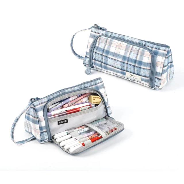 Organizador Multi-Camadas para Lápis e Canetas Kawaii com Grande Capacidade - Estojo Bonito para Materiais Escolares
