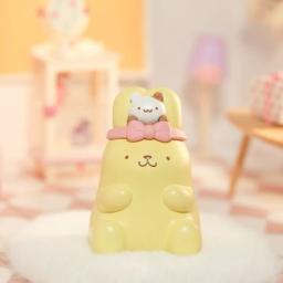 Bonito Pom Pom Pom Purin Cinnamoroll Melody Kuromi Pochacco Kittys Anime Figura de Ação Bonecas, Modelo Decoração Brinquedos, Presentes para Meninas - Image 5
