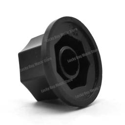 Amplificador plástico Volume Tone Control botões, estilo Vintage, Jazz Bass, Guitar Pot botões, preto, 3pcs - Image 4