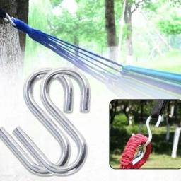 Portátil Double Camping Hammock, lona confortável, cama pendurada, jardim ao ar livre, móveis de praia, cadeira de balanço, 260x150cm - Image 5