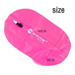 PVC Air Float para nadadores, alta visibilidade, natação em águas abertas, saco impermeável inflável, equipamento bóia - Image 6