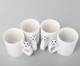 Caneca do futebol, A Grade, Sublimação branca lisa, cerâmica, qualidade superior, 330ml, 11oz - Image 3