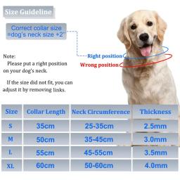 Dog Training Pinch Collar com Comfort Dica e Quick Release Buckle, Tampa de Nylon, Dog Prong, Todos os Tamanhos Cães, No Pull - Image 6