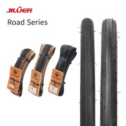 JILUER Pneu de bicicleta de estrada 700X28C/700X25C 60TPI Preto e cor da pele Pneu de bicicleta para bicicleta de cascalho/pneu de bicicleta dobrável - Image 6