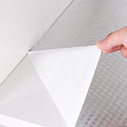 Adesivo de folha de alumínio para cozinha, à prova d'água, à prova de óleo, engrossado, fogão de alta temperatura, papel de parede autoadesivo - Image 4