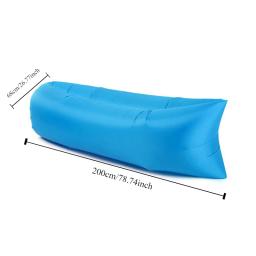 Sofá inflável ao ar livre, Saco de dormir dobrável, Cama de acampamento, Colchão de ar - Image 6