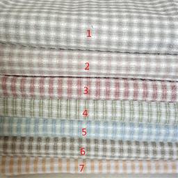 Tecido de algodão tingido de fios japoneses da xadrez fresca para a boneca diy básico jacquard retalhos esteira saco de costura estofando artesanato fio-pano tingido - Image 4