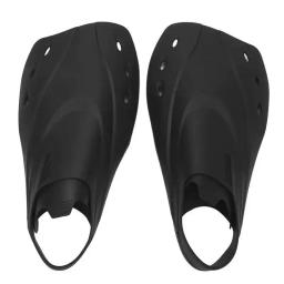 Ajustável unisex nadadeiras curtas natação, equipamento de mergulho profissional, snorkeling formação, tpr, 1 pair - Image 3