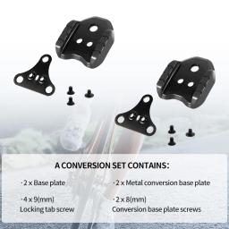 Rrskit bicicleta pedal anti-skid fivela par de botas de estrada converter para montanha chuteiras bloqueio conversor para sapatos - Image 4
