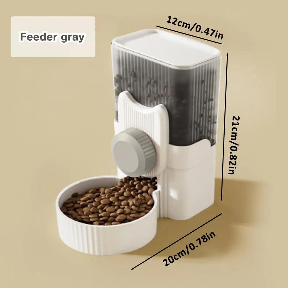 Alimentador automático com tigela suspensa Garrafa de água Recipiente de alimento Dispensador para cachorro, gatos, coelho, pássaros, produto de alimentação animal de estimação - Image 1