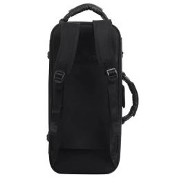 Saco de Trompete Impermeável Mochila Corpo Cruzado Ombros Alça bB Trompete Box Bags Latão Saco de Instrumento Caixa Dura Trombeta Capa Saco Cor preta 1200D Material de Nylon impermeável Portátil Bb Trompete Hard Case - Image 2