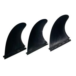 Aletas de plástico branco prancha, Surf preto, Nylon SUP Board Fin, Tri Fins, G5 Tamanho, 3pcs por conjunto - Image 5