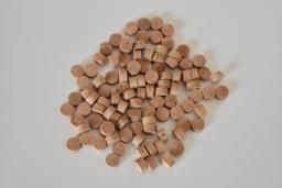 Almofadas de cortiça para saxofone, acessórios para instrumentos musicais 7mm x 4mm, 100 peças - Image 2