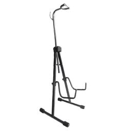 Metal Cello Display Stand com gancho, tripé dobrável, cor preta, resistente facilmente - Image 3