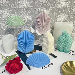 Coral Molde De Silicone para Fabricação De Velas, Arte Moldes De Resina, Pêra Listrada, Vieira Sabão Artesanato, DIY Vela Aromática, Decoração De Casa - Image 6