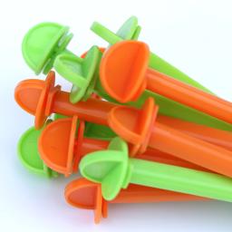 1pc pássaro gaiola poleiro suporte de plástico pássaro finch canário budgie gaiola plataforma pássaro plástico poleiro cor aleatória - Image 4