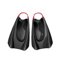 Fin de treinamento unissex barbatana de natação profissional confortável silicone lâmina curta flipper design esquerdo-direito com salto aberto barbatana de natação - Image 2