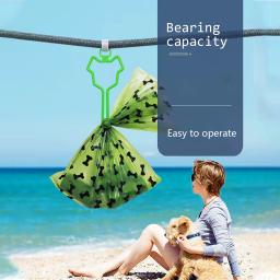 Porta-saco de estrume mãos livres para cães, conveniente bolsa de lixo para caminhar e correr com animais, 1 pc - Image 6