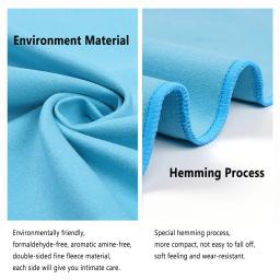 Microfiber Quick Dry Gym Toalha, Silver Ion Inodoro Absorvente Fiber, Equipamento de treino de secagem rápida para suor corporal - Image 3