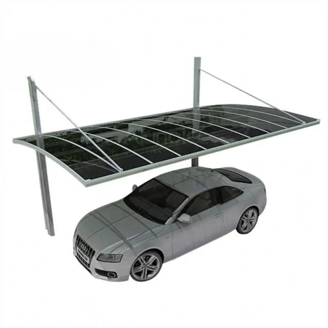 Telhado Móvel Personalizado Arqueado para Carport e Abrigo de Alumínio: Ideal para Garagem, Estacionamento ao Ar Livre, Sun Shed e Pergola Armazém