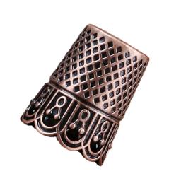 Dedal de costura antigo para bordado, dedal de metal resistente, artesanato bordado, corte Quilting, ferramentas de costura DIY - Image 6