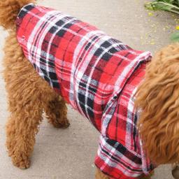 Camisa xadrez para cães pequenos, roupa de pet, colete para cachorrinhos e gatos, camiseta para gatos, casaco fofo para primavera e verão - Image 6