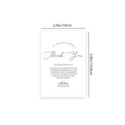 O grupo de 50 agradece-lhe cartões para a decoração, cartões postais, para a recepção do casamento, cerimônia de casamento, partido da celebração - Image 2
