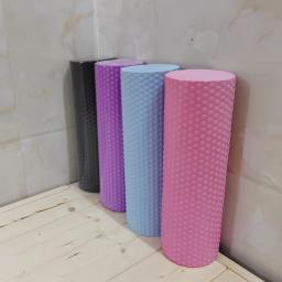 Rolo hexagonal redondo do cilindro da espuma de eva do rolo da ioga para exercícios de pilates aprimorados em casa diâmetro 9.5cm comprimento 29.7cm - Image 1
