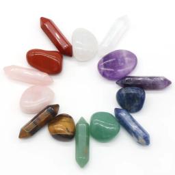 Conjunto de pedra natural para decoração de casa, pedras artesanais, pedras preciosas de cura, 7 Chakra, Reiki, Ornamento Mineral - Image 3