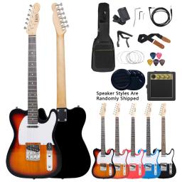 IRIN-Guitarra Elétrica com Saco, LT, 6 Cordas, 24 Trautas, Instrumentos de Cordas, Speaker Tuner, Capo Strap, Pick Acessório - Image 1