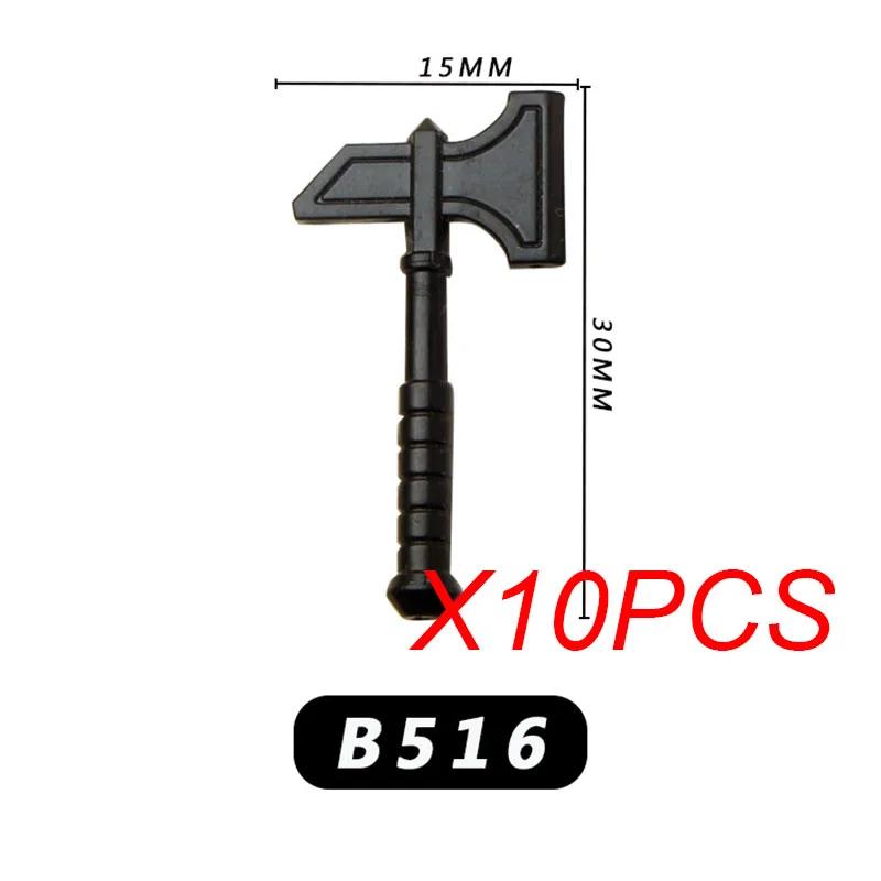 Medieval Armas Blocos de Construção para Crianças, Figuras Soldados do Exército, Acessórios Militares, Faca Espada, Machado Broadsword, Bricks Brinquedos - Image 1
