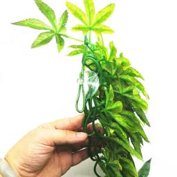 Plantas Répteis com Ventosa, Decoração de Plantas para Anfíbios, Lagarto, Serpente, Videira Escalada, Pet Tank, Decoração do Terrário - Image 3