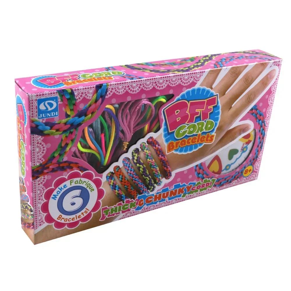 Kit de Fazer Jóias para Meninas, Pulseira DIY, Artes para Crianças, Artesanato da Amizade, Brinquedos Presente, 5-12 Anos - Image 1