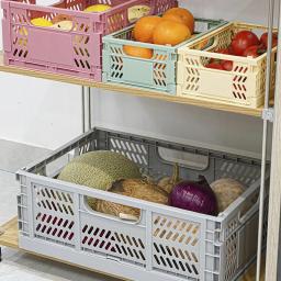 Cestas de armazenamento dobrável para diversos, Organizador de artigos diversos, dobrável Case, Papelaria Desktop, Snacks e Comestics armazenamento, dobrável Container Box - Image 2