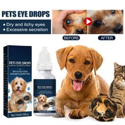 Drops para solução avançada de Lanosterol, gotas lubrificantes oculares terapêuticas para cães e gatos, melhorar Pet Supplies, 10ml, 2pcs - Image 5