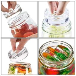 Tampa De Fermentação De Vidro Pesado, Punho Fácil Do Punho, Jarra De Pickle, Tampa De Fermentação, Cozinha, 1Pc - Image 4