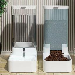 Alimentador automático do animal de estimação para o gato e o cão, todos os alimentos para gatos, água potável, cão suprimentos - Image 1