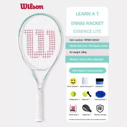 Wilson-Iniciante Raquetes De Tênis De Alumínio De Carbono, Rebound Trainer, Raquete De Tênis Profissional, Masculino E Feminino Acessórios - Image 6