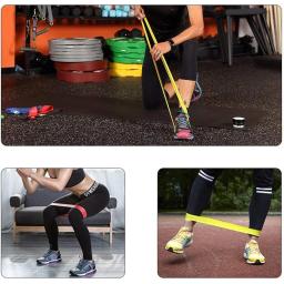 Faixa de exercício de loop de resistência faixas de fitness para alongamento em casa treinamento de força fisioterapia treino elástico agachamento profundo - Image 5