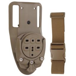 Adaptador de código G para caça e airsoft, base de 360 graus, coldre tático, com plataforma qls, acessórios para cinto - Image 1