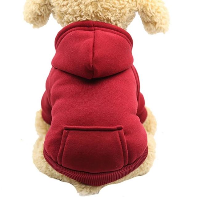 Casacos Casuais Quentes com Gola Alta para Cães - Roupas de Inverno e Outono para Animais de Estimação