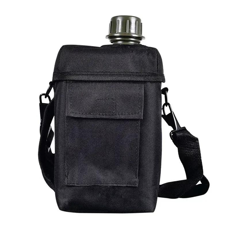 Grande Capacidade Tactical Esporte Garrafa de Água, Exército, 2 L, 2 L, Molle, Ao ar livre com saco, Alça de ombro, Camping Waterbottle - Image 1