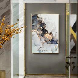 Lona útil cativante tendências arte pintura rasgo resistente pintura abstração para casa - Image 1