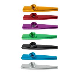Metal Kazoo Boca Harmonica para iniciantes, Flauta Instrumento Musical, Guitarra Kazoo Leve, Instrumento de Sopros - Image 2