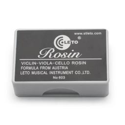 Leto Square Shape Rosin e Viola com caixa de plástico, violino preto, boa qualidade, 20pcs, #603 - Image 2