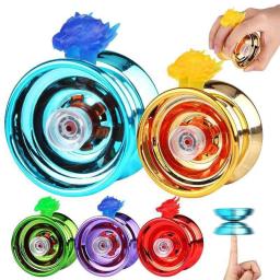 Magia YoYo Liga De Alumínio Profissional Menino Brinquedo Clássico Rolamento De Alta Velocidade Especial Prop Metal Girl Crianças Kid Yo-yo Presente Adulto - Image 1