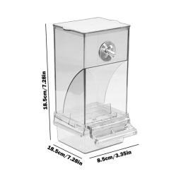 Alimentador automático sem problemas para pássaros, alimentador papagaio, acessórios para gaiola para periquito e canário - Image 6